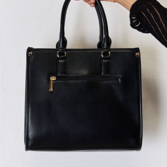 David Jones Argyle Pattern PU Leather Handbag - Picture 7 of 7